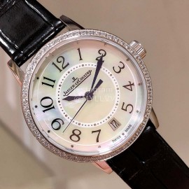 Jaeger Lecoultre Sapphire Crystal 36mm Dial Diamond Watch 