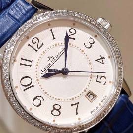 Jaeger Lecoultre Sapphire Crystal 36mm Dial Watch Blue