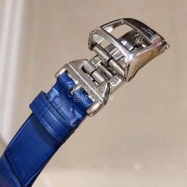Jaeger Lecoultre Sapphire Crystal 36mm Dial Watch Blue