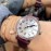 Jaeger Lecoultre Sapphire Crystal 36mm Dial Watch Purple