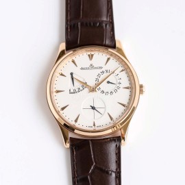 Jaeger Lecoultre Master Ultra Thin RéServe De Marche Watch Brown