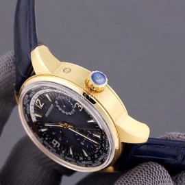 Jaeger Lecoultre Geographic Wt 42mm Dial Watch Gold