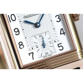 Jaeger Lecoultre An Factory Reverso Fashion Leather Strap Watch