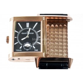 Jaeger Lecoultre An Factory Reverso Fashion Leather Strap Watch