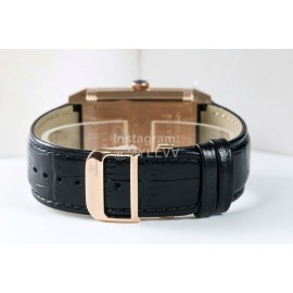 Jaeger Lecoultre An Factory Reverso Fashion Leather Strap Watch