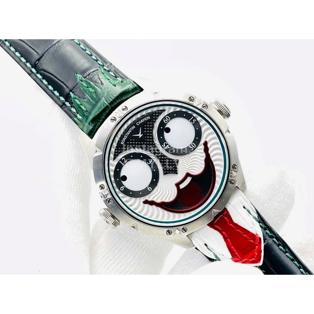 Konstantin Chaykin Tw Factory Leather Strap Watch