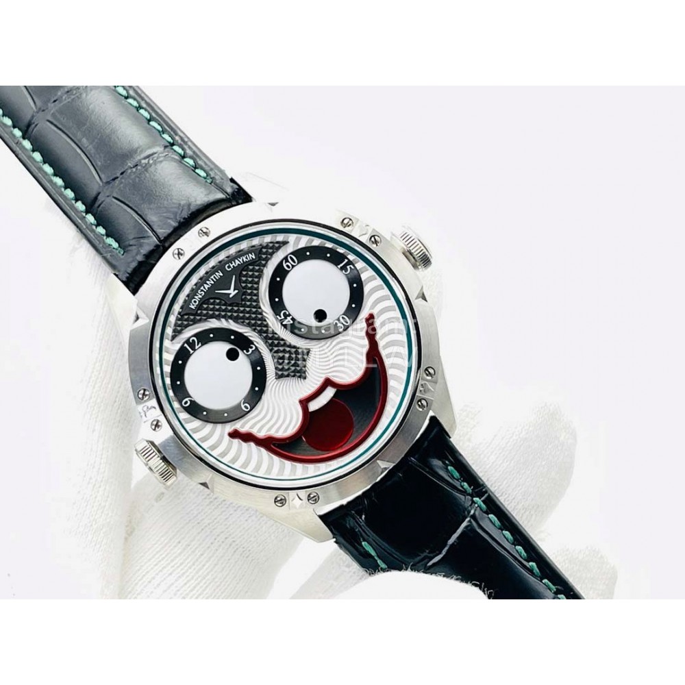 Konstantin Chaykin Tw Factory New Leather Strap Watch