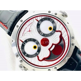 Konstantin Chaykin Tw Factory 42mm Dial Leather Strap Watch