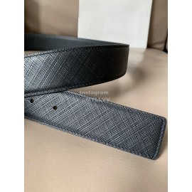 Loewe Calf Gold Anagram Buckle 40mm Leisure Belts Black