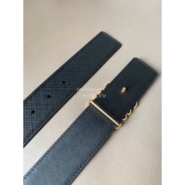 Loewe Calf Gold Anagram Buckle 40mm Leisure Belts Black