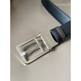 Loewe Soft Leather Pin Buckle 30mm Leisure Belts Black