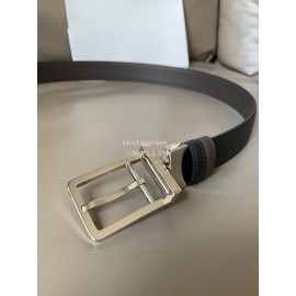 Loewe Soft Leather Pin Buckle 30mm Leisure Belts Black