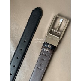 Loewe Soft Leather Pin Buckle 30mm Leisure Belts Black