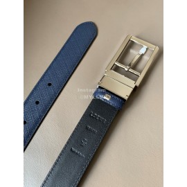 Loewe Soft Leather Pin Buckle 30mm Leisure Belts Navy