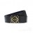 Loewe Soft Leather Gold Anagram Buckle 32mm Belts Black