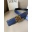 Loewe Soft Leather Gold Anagram Buckle 32mm Belts Blue