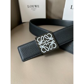 Loewe New Calf Fine Steel Enamel Buckle 40mm Belts