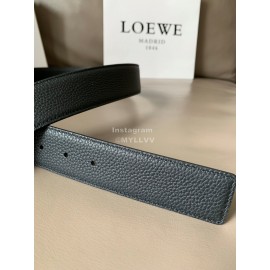 Loewe New Calf Fine Steel Enamel Buckle 40mm Belts
