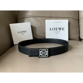 Loewe New Calf Fine Steel Enamel Buckle 40mm Belts
