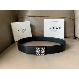 Loewe New Calf Fine Steel Enamel Buckle 40mm Belts