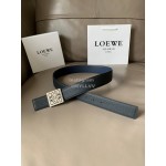 Loewe Calf Fine Steel Enamel Buckle 40mm Belts