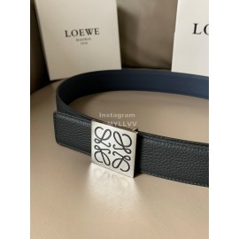 Loewe Calf Fine Steel Enamel Buckle 40mm Belts