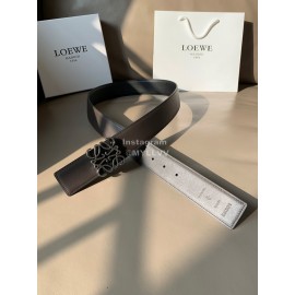 Loewe New Calf Silver Anagram Buckle 40mm Belts
