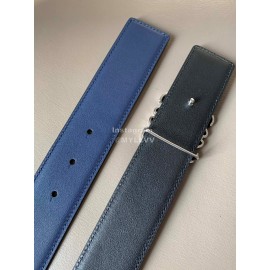 Loewe New Calf Anagram Buckle 40mm Belts Blue