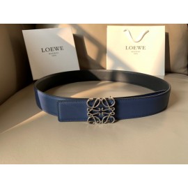 Loewe New Calf Anagram Buckle 40mm Belts Blue