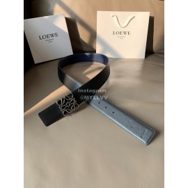 Loewe New Calf Anagram Buckle 40mm Belts Blue