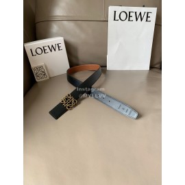 Loewe Vintage Leather Anagram Buckle 32mm Belts Tan