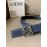 Loewe Vintage Leather Anagram Buckle 32mm Belts Navy
