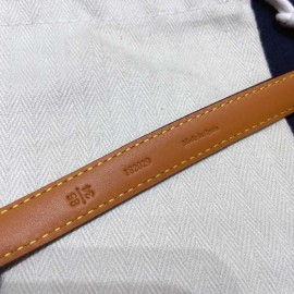 Loewe Fashion Leather Gold Buckle 15mm Belts Black