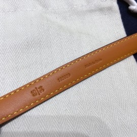 Loewe Fashion Leather Gold Buckle 15mm Belts Blue