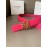Loewe Palm Calf Gold Anagram Buckle 32mm Belts Rose Red