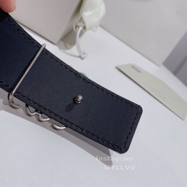 Loewe New Black Calf Anagram Buckle 40mm Belts For Men