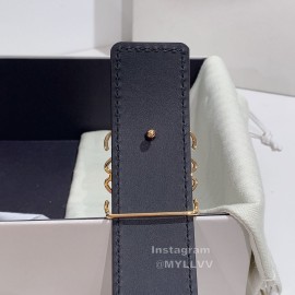 Loewe New Calf Gold Anagram Buckle 40mm Belts For Men