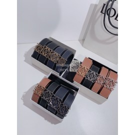 Loewe New Calf Gold Anagram Buckle 40mm Belts For Men