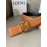 Loewe Bicolor Cowhide Anagram Buckle 40mm Belts Tan