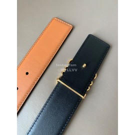 Loewe Bicolor Cowhide Anagram Buckle 40mm Belts Tan