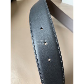 Loewe Bicolor Cowhide Anagram Buckle 40mm Belts Black