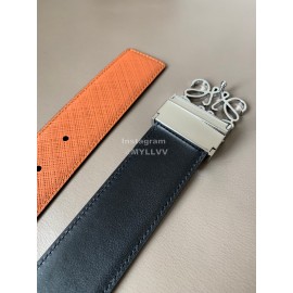 Loewe New Calf Silver Buckle 40mm Belts Orange
