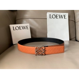 Loewe New Calf Silver Buckle 40mm Belts Orange