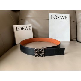 Loewe New Calf Silver Buckle 40mm Belts Orange