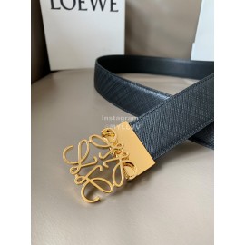 Loewe New Calf Gold Buckle 40mm Belts Black