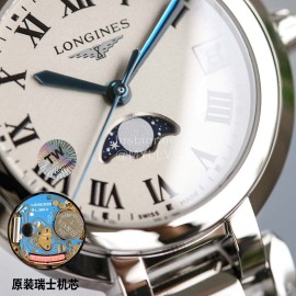 Longines Lunar Phase Display Roman Numeral Dial Watch