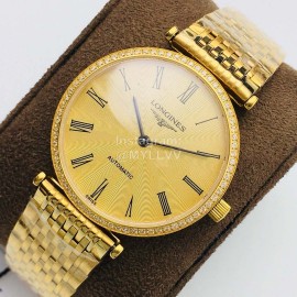 Longines Lg Factory Gold 904l Refined Steel Strap Watch