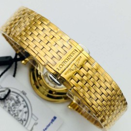 Longines Lg Factory Gold 904l Refined Steel Strap Watch