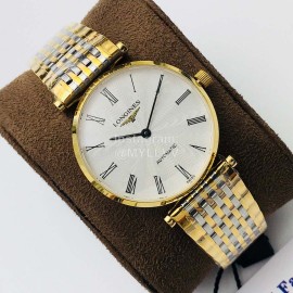 Longines Lg Factory New 904l Refined Steel Strap Watch