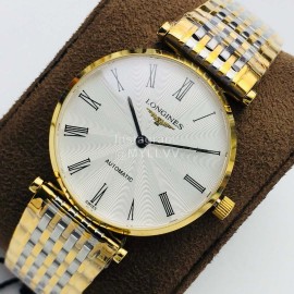 Longines Lg Factory New 904l Refined Steel Strap Watch